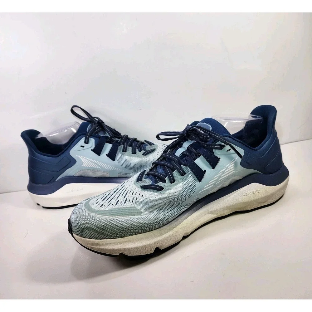 Altra EGO Provision 6‎ Running Shoes Mens 11 Blue Green Workout Road Comfort EUC